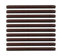 Plastic Draw Runners Replacement 10Pcs Drawer Slides 180mm 235mm 298mm for Drawers and Cabinet Pull Outs and Quiet (Brown-298mm)