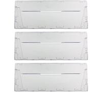Plastic Drawer Flap Front Handle for ARISTON Fridge Freezer (Pack of 3)