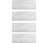 Plastic Drawer Flap Front Handle for ARISTON Fridge Freezer (Pack of 4)