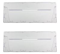 Plastic Drawer Flap Front Handle for HOTPOINT Fridge Freezer (Pack of 2)