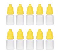 Plastic Dropper Bottle, 5ml/0.17oz Empty Small Mouth Dropper Bottles, Liquid Eye Dropper Bottle, Yellow 10pcs