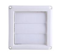 Plastic Dryer Vent Cover rejilla para aire Duct Vent Cover Grille Cover 3 Flaps Wall Duct Ventilation Grill with Net Plastic Louvre Air Vent Grille with Registri, griglie e sfiatatoi