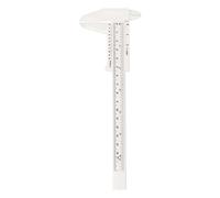Plastic Dual Scale Mini Vernier Caliper Jewelry Measurement Tool for Students Office