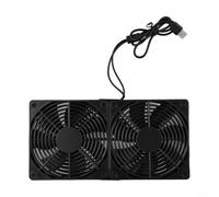 Plastic Dual USB Fan 120mm Low Noise 19DBA