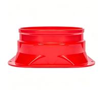 Plastic Duct Connector for Exhaust Fan Ventilation Reducer Pipe Extractor Hood Tumble Dryer Ventilation(Red,150 mm)