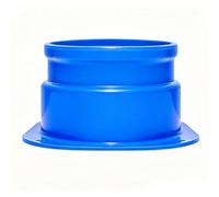 Plastic Duct Connector for Exhaust Fan Ventilation Reducer Pipe Extractor Hood Tumble Dryer Ventilation(Blue,300 mm)