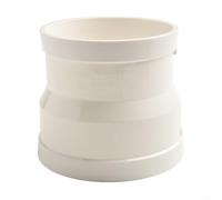 Plastic Ducting Reducer 125mm to 110mm Conversion Joint for Extractor Fan Air Con Exhaust Pipe Connector
