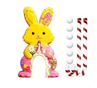 Plastic Easter Bunny For Putting Game Set for Kids and Adults with Rabbit Arch and Easter-Inspired Details (GJ411-002)