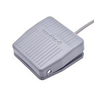Plastic Electric Power Treadle Switch Foot Control Switch Pedal 220V AC 10A Grey On Off Momentary Footswitch 1Pcs(2m)