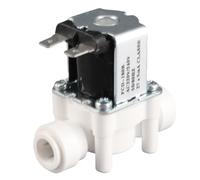 Plastic Electric Solenoid Valve EFFICIENTLY Close Flow for Various Projects 3/8IN Quick Connector (AC220V)