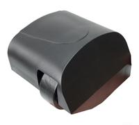 Plastic Elliptical Tube Covers 70x30mm Exercise Bike Parts | ABS Plastic, Built-in Wheels For Mobility, Snug 70x30mm Fit, Lightweight 84g, Black Exercise Bike Foot Covers