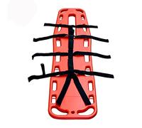Plastic Emergency Rescue Stretcher Medical First Aid Spine Board with Fixed Strap Portable Stretcher for Hospital, Clinic, Home, Ambulance