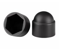 plastic end cap,Rubber Pipe Cover,Hole Plugs,50 Pcs Hex Nut,M3~M27 Black Bolt Dome Caps Covers, Plastic Protection For Bolts(M24*36 * 45mm)