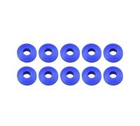 Plastic Eyelets Set for Tarpaulin Repair & Solar Pool Cover Securing - Round Weather-Resistant Grommets, 10 or 50 PCS, Blue/Green/Black, No T(Blue)