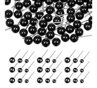 Plastic Eyes Beans 300 Pcs Black Safety Eyes for Doll Making