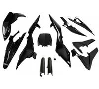 Plastic Fairing Kit FULL Husqvarna TC 449 - 499 2011 - 2013 Black Ufo Plast