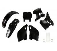 Ufo Kawasaki Kx 125/250 1993-1993 Kakit194f-001 Fork Protectors & Plastics Kit Black