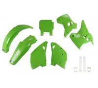 Ufo Kawasaki Kx 125/250 1993-1993 Kakit194f-026 Fork Protectors & Plastics Kit Green