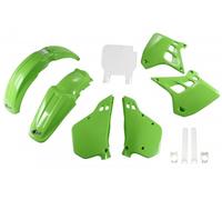 Ufo Kawasaki Kx 250 90-91 Kakit188f@999 Plastics Kit Green