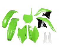 Ufo Kawasaki Kxf 250 2007-2007 Kakit208f-026 Fork Protectors & Plastics Kit Green