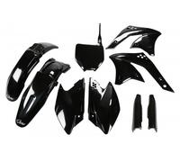Ufo Kawasaki Kxf 250 2008-2008 Kakit210f-001 Fork Protectors & Plastics Kit Black