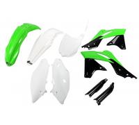 Plastic Fairing Kit FULL Kawasaki KXF 250 2013 - 2016 Ufo Plast Replica 14 - 15