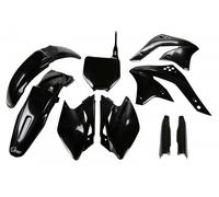 FULL Kawasaki KXF 450 2006 UFO Plast Black Fairing Plastic Kit