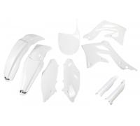 Ufo Kawasaki Kxf 450 2012-2012 Kakit217f-047 Fork Protectors & Plastics Kit White