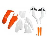 Ufo Ktm Sx/sx-f 2016-2018 Ktkit517f-999k Fork Protectors & Plastics Kit Red