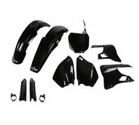 Ufo Yamaha Yz 125/250 2005-2005 Yakit330f-001 Fork Protectors & Plastics Kit Black