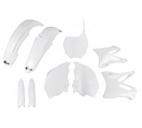 Ufo Yamaha Yz 125/250 2008-2014 No Usa Yakit302f-046 Fork Protectors & Plastics Kit White