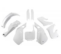 Ufo Honda Cr 125/250 1998-1999 Hokit094f-041 Fork Protectors & Plastics Kit White
