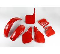 Honda CR 250 1987 Red UFO Plast Vintage Era Fairing Plastic Kit