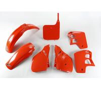 Plastic Fairing Kit Honda CR 500 1989 - 1990 Orange Ufo Plast Vintage Era