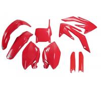 Ufo Honda Crf 250r 2006-2007 Hokit105f-070 Fork Protectors & Plastics Kit Red