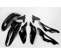 Plastic Fairing Kit Husqvarna TC 125 - 250 2011 - 2013 Black Ufo Plast