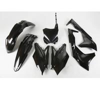 plastic fairing kit Kawasaki KXF 250 2017 UFO Plast black