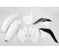 Plastic Fairing Kit Kawasaki KXF 450 2008 Ufo Plast White