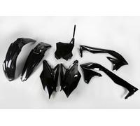 Plastic Fairing Kit Kawasaki KXF 450 2016 - 2017 Ufo Plast Black