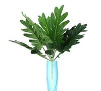 Plastic Fake Foliage Green Grass Plant Leaf for Home Office Decoration - Realistic and Easy to Care