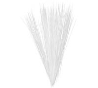 Plastic Fake Whiskers for Dolls and Felt Animals, White Tipped Ends | Versatile Application for Amigurumi Crafters and Doll Artists, Fine Tips, Making Workshop Use Random Color Random Style