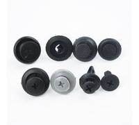 Plastic Fastener Screw Rivet Clips Set 100pcs Mixed Sizes for Car Bumper and Trim Repair Compatible with Various Vehicle Types