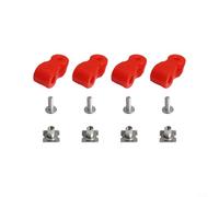Plastic Fasteners Softball Sports Repair Kit Nuts Screws with Football and Clips Stainless Steel Baseball for Youth and Adult Helmet