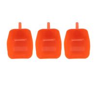 Plastic Feed Scoop 3 Pack | Sturdy Handheld Shovel for Livestock Poultry | Portable Feeding Tool for Feed Bins/Troughs/Stalls | Robust & Easy to Maintain