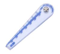 Plastic Feeler Gauge 0.05-1mm Metric Gap Measuring Tool Insulated | Non Conductive Design, Flat Profile, Easy to Roll, Portable for Equipment Assembly and Electrical Cabinet Checks