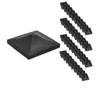 Plastic Fence Post Caps for Fence Posts 75mm x 75mm Protector Cover 40pc