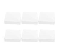Plastic Fence Post Caps Pyramid Cover 6pcs 4 Inch White for Garden