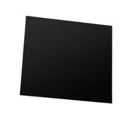 Plastic Flat Sheet 5pcs Frosted White/Black PP Plastic Sheets, Polypropylene Thin Sheet, Sheeting Rigid for Teaching(Black,300x400x0.5mm)