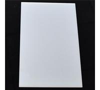 Plastic Flat Sheet White Polypropylene Board, PP Plastic Sheets Plate for DIY, Thickness 3mm 8mm 10mm Food Grade Punch Pad 1pc(5x100x100mm)