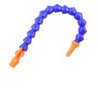 Plastic Flexible Cooling Tube,1pcs Round Nozzle 1/2 3/8 1/4'' Male Thread 30/40/50CM Long for Lathe CNC System(Blue+Orange 1/4'',40CM)